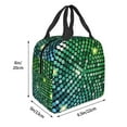 thumbnail image 3 of Vsdgher Green Disco Lights Lunch Bag, Lunch Box for Women Adult Men, Lunch Tote Insulated Cooler Lunch Container for Work/Office/Picnic/Travel, 3 of 8