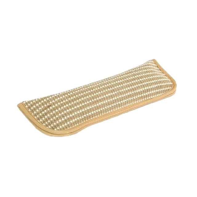 A Single Cat Scratching Pad With Natural Sisal, Secure Sewing For Feline Entertainment And Furniture Protection, Safe And Engaging For Indoor Cats