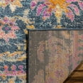 thumbnail image 5 of SAFAVIEH Madison Cuthbert Floral Area Rug, Blue/Fuchsia, 8' x 10', 5 of 6