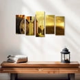 thumbnail image 2 of Elephant Stock Napa Valley Wine Spread Wall Art - Horizontal Multi Panel Canvas - Living Room Wall Decor - Food And Drink Multi Panel - Beige And Brown Decor - 25" x 12", 2 of 4