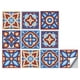thumbnail image 1 of Bewildely Etiqueta de la pared de la flor del azulejo de la pared Etiqueta engomada autoadhesiva impermeable del azulejo de la etiqueta del azulejo Decoración del hogar Nº 118 NO17 Bewildely HA002473-118, 1 of 1
