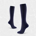 thumbnail image 5 of Fgnfyis Compression Socks 7 Pairs for Women Men Circulation Knee High Stockings Support for Athletic Running Cycling Blue, 5 of 5