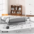 thumbnail image 4 of Simzone Kids Bookshelf and Bookcase Toy Storage Multi Shelf with Cubby Organizer Cabinet for Boys Girls (Rustic Brown), 4 of 7
