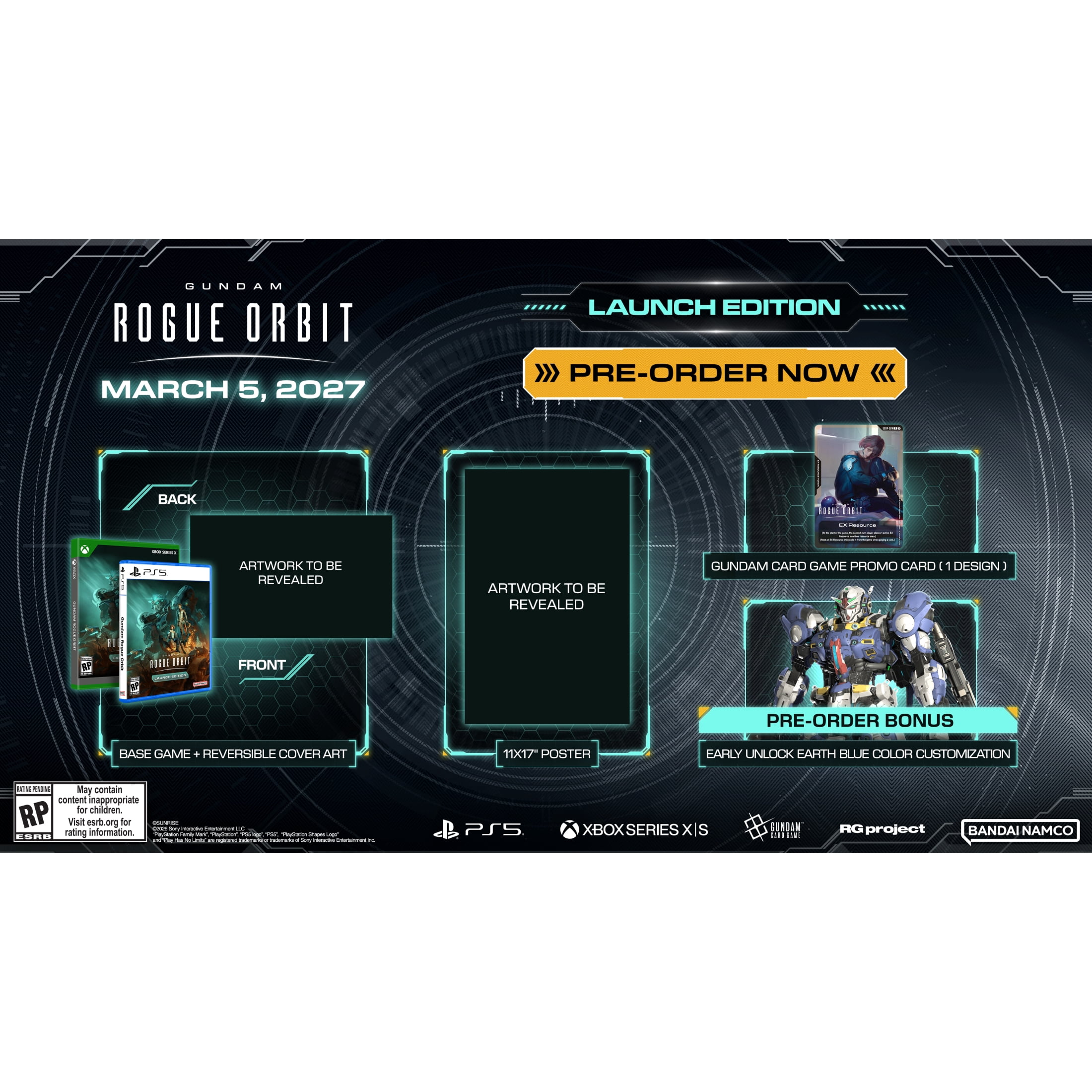 Gundam Rogue Orbit - PlayStation 5 Game