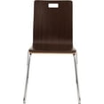 thumbnail image 6 of (Pack of 4) NPS Bushwick Café Chair, Espresso, 6 of 8