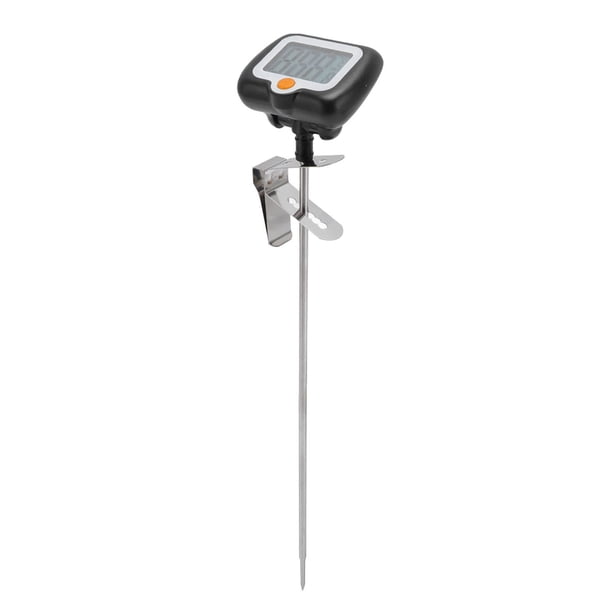 Termómetro Para Dulces, Sonda De Acero Inoxidable De 25 Cm, De -50 A 300 , Pantalla LCD De Lectura Rápida, Termómetro Para Aceite Para Freír De Alta Precisión Con Clip