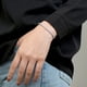 thumbnail image 4 of JeenMata 5.5 TCW Corte Princesa Abril - Circonita Cúbica - Pulsera de Tenis con Piedra Natal para Mujer Diseño de Eternidad - Chapado en Oro Blanco, 4 of 6