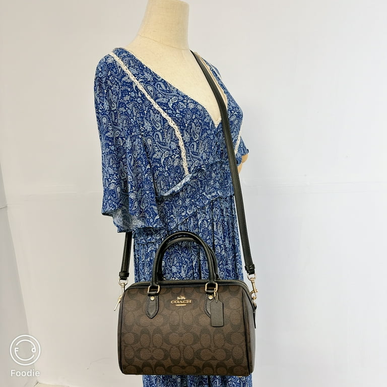 Coach rowan satchel blue hotsell