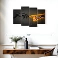 thumbnail image 3 of Elephant Stock The Creation Wall Art - Horizontal Multi Panel Canvas - Living Room Wall Decor - People Multi Panel - Gray And Black Decor By Octavian Mielu - 36" x 22", 3 of 8