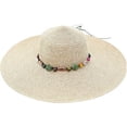 thumbnail image 6 of Kabuer Womens Straw Hat Womens Wide Brim Summer Straw Hat Foldable Roll up Floppy Beach Hats for Women Beige, 6 of 7