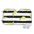 thumbnail image 2 of Lsque Lemon Car Windshield Sun Shade | Accordion Folding Style Auto Shade for Car Truck SUV Van | Blocks UV Rays Sun Visor Protector | Small, 2 of 7