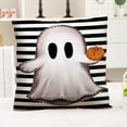 thumbnail image 1 of TopLLC Housses de Coussin Halloween Imprimé Lin Coussin Maison Canapé Housse de Coussin Motif Housse de Coussin Décoration Maison pour Canapé Lit, 1 of 3