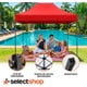 thumbnail image 4 of Carpa Toldo 2x3M Reforzado Plegable Impermeable Facil Armado Y Transporte para Jardín Casa Exterior Uso Rudo Acero Lona (Rojo), 4 of 7