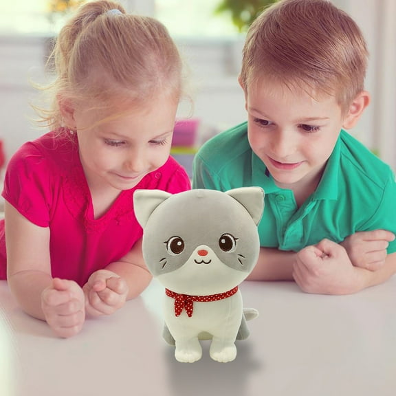 zdtodz Simulated Cat Stuffed Animals, Small Stuffed Cat Plush Cute Stuffed Animal, Cat for Kids Baby Toddlers Girlfriend, Gifts for Valentines Day/Birthday/Christmas