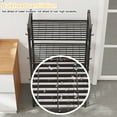 thumbnail image 6 of Qiyester 5 Tier Storage Shelves Adjustable Storage Shelf Heavy Duty Standing Shelf 66 Lbs Capacity for Kitchen Pantry Closet Bathroom Laundry Garage, Black, 6 of 9