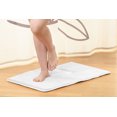 thumbnail image 2 of Clara Clark Bath Mat Bathroom Rug - Absorbent Memory Foam Bath Rugs - Non-Slip, Thick, Cozy Velvet Feel Microfiber Bathrug, Plush Shower, Toilet- Floor Bathmats Carpet - White - Large Size 20"x32", 2 of 5