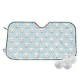 thumbnail image 2 of Lsque Dog Car Windshield Sun Shade | Accordion Folding Style Auto Shade for Car Truck SUV Van | Blocks UV Rays Sun Visor Protector | Small, 2 of 7