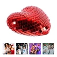 thumbnail image 3 of Bola de discoteca con forma de corazón, efecto espejo para fiestas, decoración de pub y karaoke., 3 of 7
