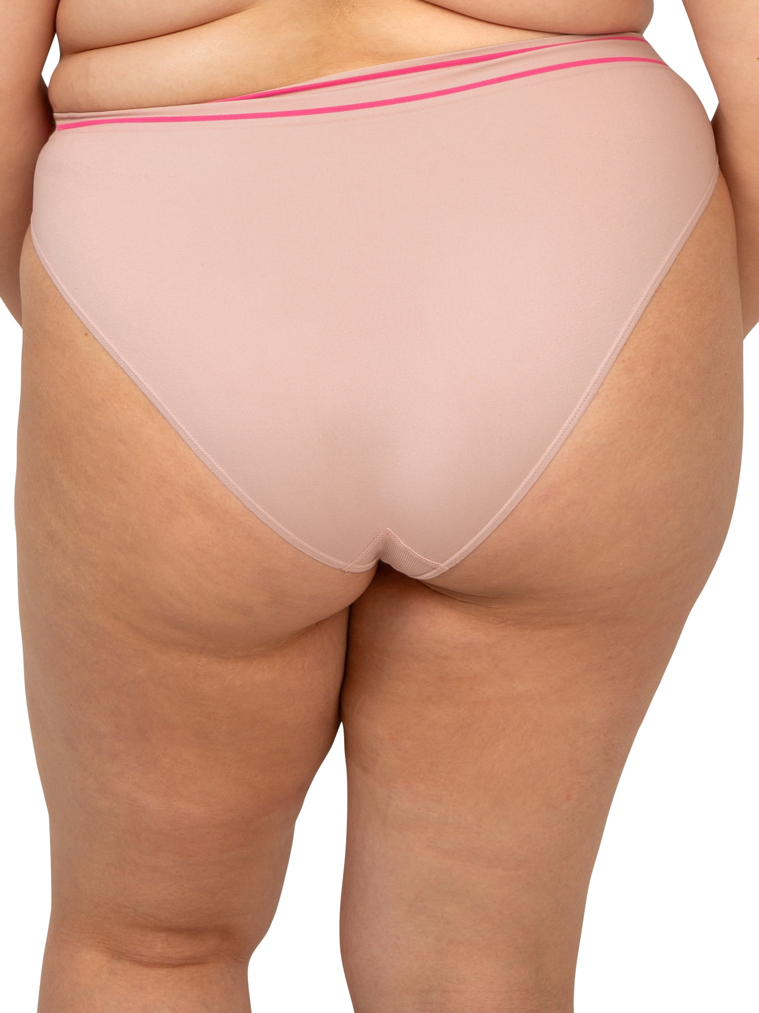 Fresh by Fruit of the Loom Juniors Riding High Seamless Bikini 2-Pack, Style FR132W, Sizes XS to 3XL