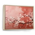 thumbnail image 2 of Designart "Cherry Blossom Tree in Pink and White IV" Floral Framed Wall Art - Traditional Pink Cherry Entryway Framed Wall Art, 2 of 6