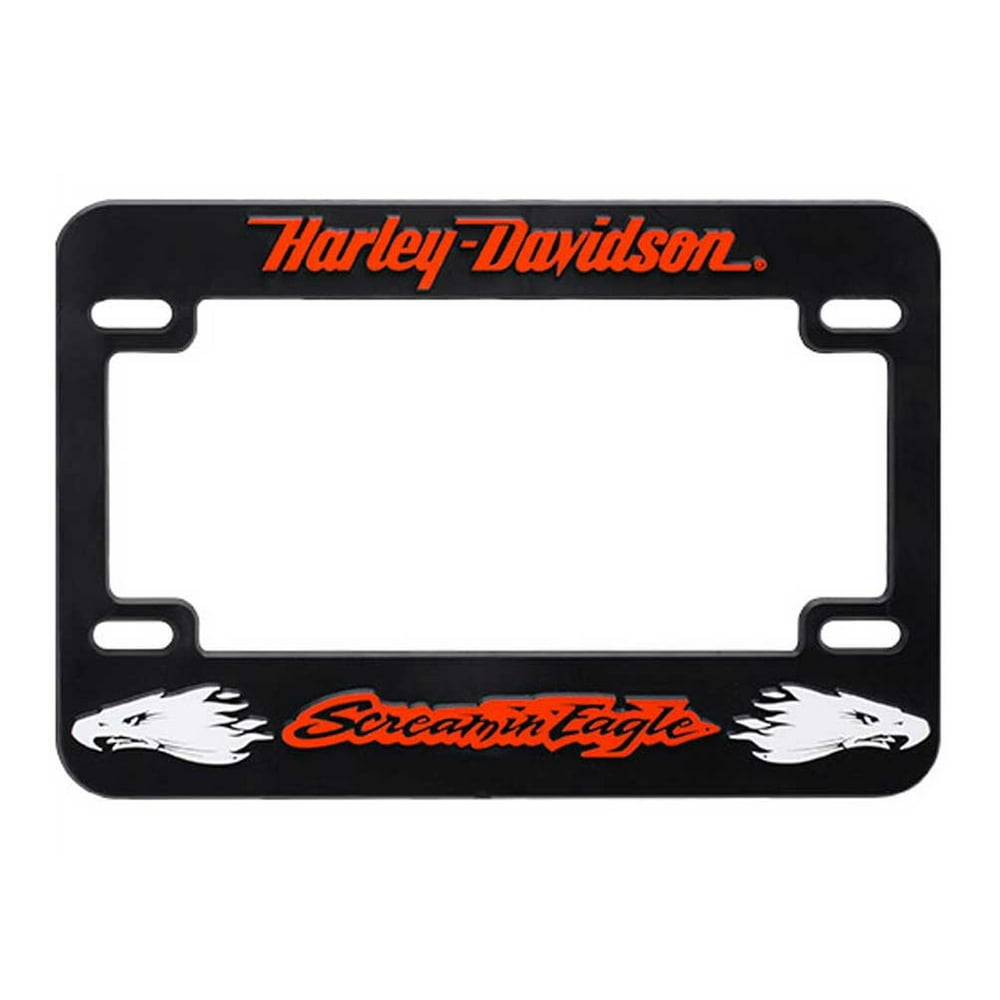 HarleyDavidson Screamin' Eagle Logo Motorcycle License Plate Frame