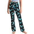 thumbnail image 1 of Odeerbi 2-13 Años Niñas Pantalones de Yoga de Pierna Ancha Entrenamiento Baile Deporte Atlético Pantalones Elasticidad Lindo Cintura Alta Pantalones de Pierna Recta, 1 of 9