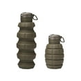 thumbnail image 2 of Ohmyroo Portable Silicone Folding Grenade Shaped Sports Water Bottle for Home Outdoor Hydration Needs, 2 of 6