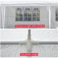 thumbnail image 6 of FDW 10' x 20' White Outdoor Canopy, Waterproof Corrosion Resistant Easy Setup, 6 of 7