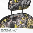 thumbnail image 6 of BDK Camo Car, Full Set – Realistic Green Forest Camouflage Automotive Front & Bench Back Seat Cover, Camoflauge Interior Protectors for Auto Truck Van & SUV, 6 of 10