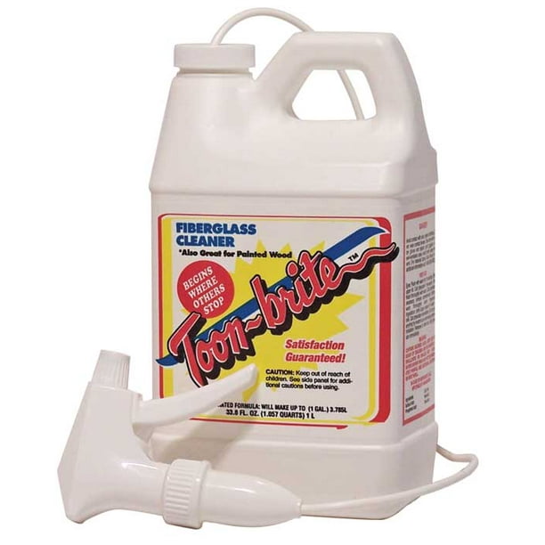 Toonbrite Fiberglass Boat Cleaner, 1/2 Gallon F1000