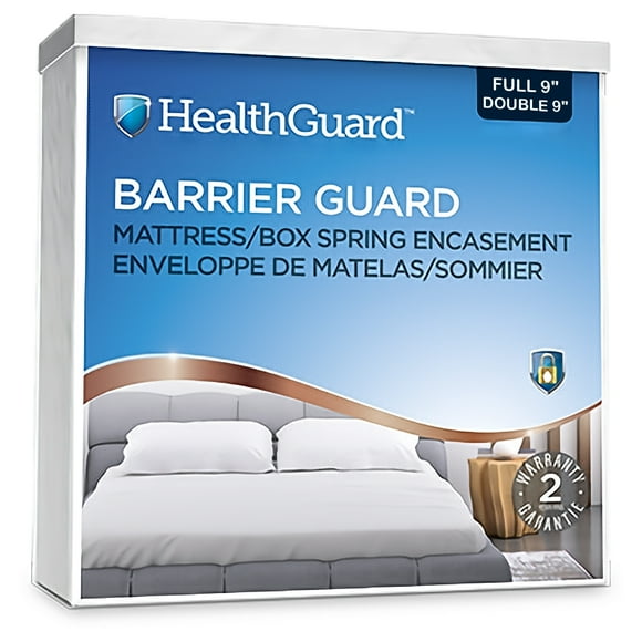 HealthGuard Barrier Guard Mattress And Box Spring Encasement Full 9"