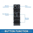 thumbnail image 3 of Interruptor de ventana eléctrica delantero izquierdo Unique Bargains para Nissan Versa 2012-2019 No.254013AA1B, 3 of 7