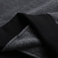 thumbnail image 2 of Larisalt Zip Up Hoodie Men,Men's Sherpa-Lined Full-Zip Hooded Sweatshirt Black,XL, 2 of 5