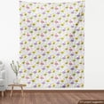 thumbnail image 4 of Ambesonne Flamingo Fabric by the Yard Upholstery, Retro Colorful Pattern, 1 Yard, Multicolor, 4 of 5