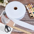 thumbnail image 3 of 2 rollos de tiras de guata Jelly Roll, tiras de tela de mezcla de algodón Jellyroll, 72 yardas x 2 1/4 pulgadas, tiras de tela blanca perforadas para tapicería de colcha, 3 of 9