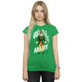 thumbnail image 2 of Elf Womens Angry Elf Cotton T-Shirt, 2 of 5