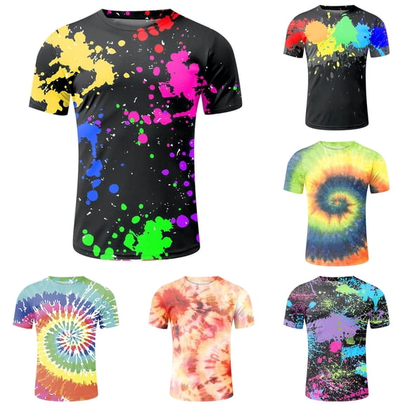 T Shirts for Men Cotton Short Sleeve Big & Tall Athleisure Short Sleeve Shirts Oversized Solid Color Crew Neck Casual Outdoor Basic Streetwear