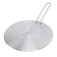 thumbnail image 1 of Induction Diffuser Plate, Stainless Steel Heat Diffuser Converter with Detachable Handle, Multifunctional Round Induction Adapter Plate for Gas Stove, Glass Cooktop, 1 of 7