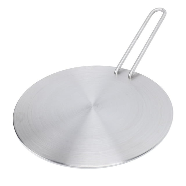 Placa de distribución de calor de acero inoxidable con extraonda, redonda, placa adaptadora de inducción, placa para cocina de inducción