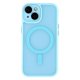 thumbnail image 1 of For iPhone 15 Case Compatible with MagSafe PC + TPU Matte Phone Cover with Glass Lens Film - Grey, 1 of 5