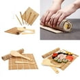 thumbnail image 5 of Ejoyous 13Pcs/set Bamboo Sushi Making Kit Family Office Party Homemade Sushi Gadget For Food Lovers, Sushi Tool, 5 of 8