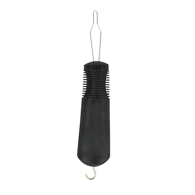 LEEYNEER Elderly Buttoner Jeans Button Hook Buttons Zipper Pull Tool Black 18.4*3.2cm 2 Pcs