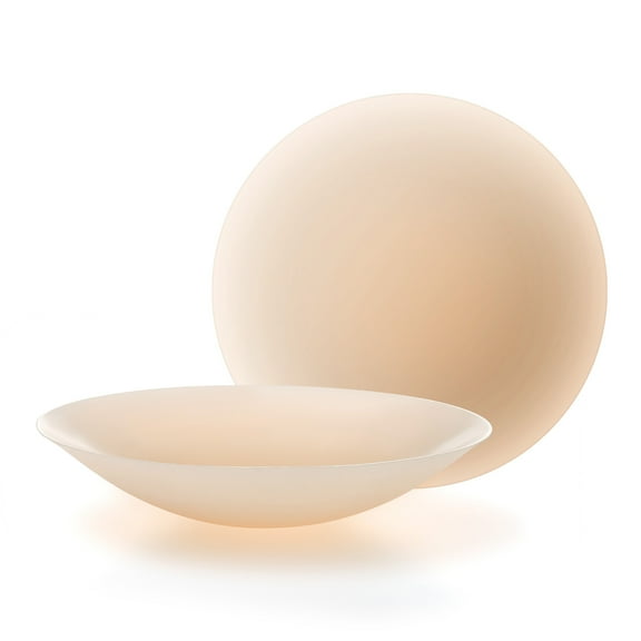 Honeysea Silicone Reusable Sticky Nipple Covers for Women, Adhesive Invisible Nipple Pasties Bras for Dress