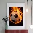 thumbnail image 2 of Diamond Art Kit for Adults, Soccer Ball Flames Dynamic Motion Diamond Painting for Adults Beginners, 5D DIY Diamond Art Painting Kits, Colorful Diamond Painting Craft for Home Decor 12x16, 2 of 7