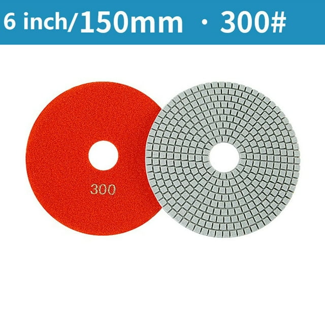 6 Inch 150Mm Dry/Wet Diamond Polishing Pads Flexible Grinding Discs For Granite