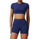 thumbnail image 1 of Conjuntos de entrenamiento for mujer, 2 piezas, sujetador deportivo, camiseta sin mangas, polainas de cintura alta, gimnasio, Yoga, ropa activa, Top de entrenamiento for mujer, 1 of 6