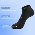 thumbnail image 2 of SERISIMPLE Ultra-Thin Ankle Viscose Bamboo Socks for Women - Mesh Breathable Lightweight Low-Cut Socks 5 Pairs (Black, Medium), 2 of 6