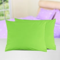 PiccoCasa 2 Pack Egyptian Cotton Pillowcases with Zipper King Green