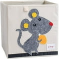 thumbnail image 1 of Foldable Animal Canvas Storage Toy Box/Bin/Cube/Chest/Basket/Organizer for Kids  13 inch (Mouse), 1 of 6