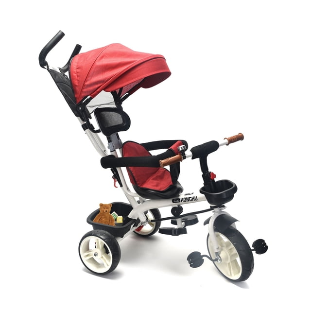 Carriola Triciclo De Bebe Infantil Con Manubrio Cesta Timbre Picool Carriola Triciclo